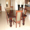 TRIPLE-BULLNOSE-Cascading-TABLE-Stadler-Leg-Heavy-JENNY-DINING-CHAIRS