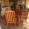 JEAN-THOMAS-CARVER-TABLE-&-WENGA-BENCH-(Sleeper)